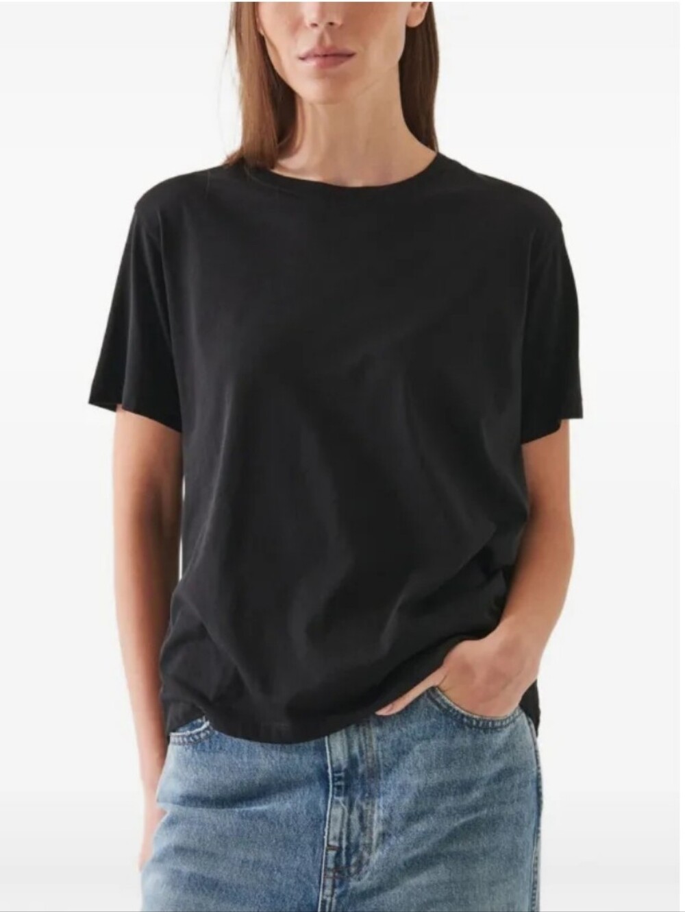 New Patrick Assaraf Boyfriend Crew XS